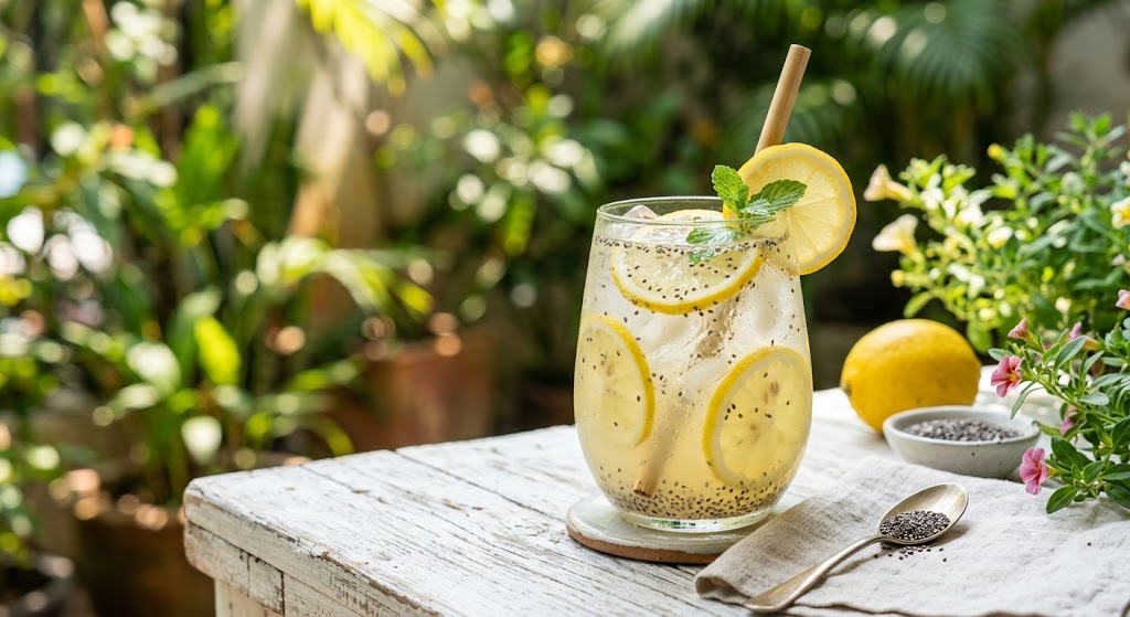Công thức nước chanh hạt chia