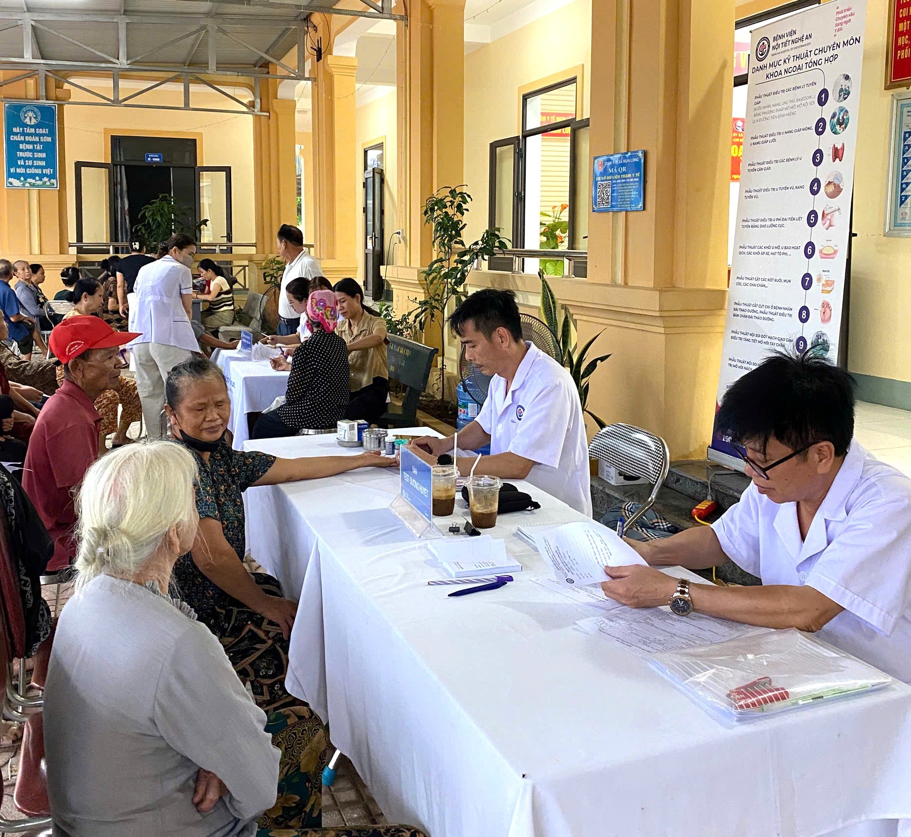 Bệnh Nhân Được Khám Sàng Lọc Miễn Phí Đái Tháo Đường và Tuyến Giáp - Ảnh 1.