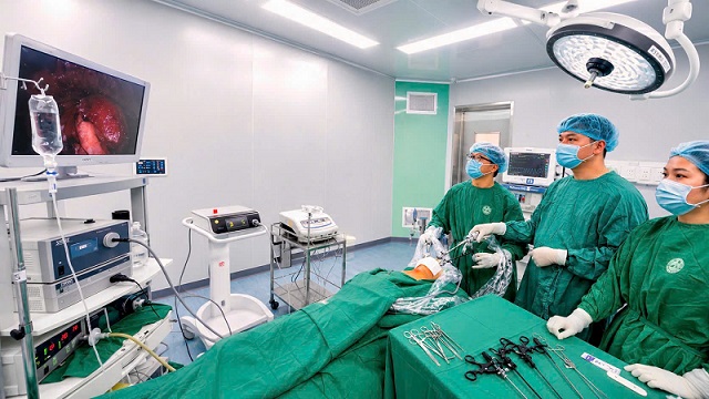 Bệnh nhân ung thư Hà Giang được điều trị