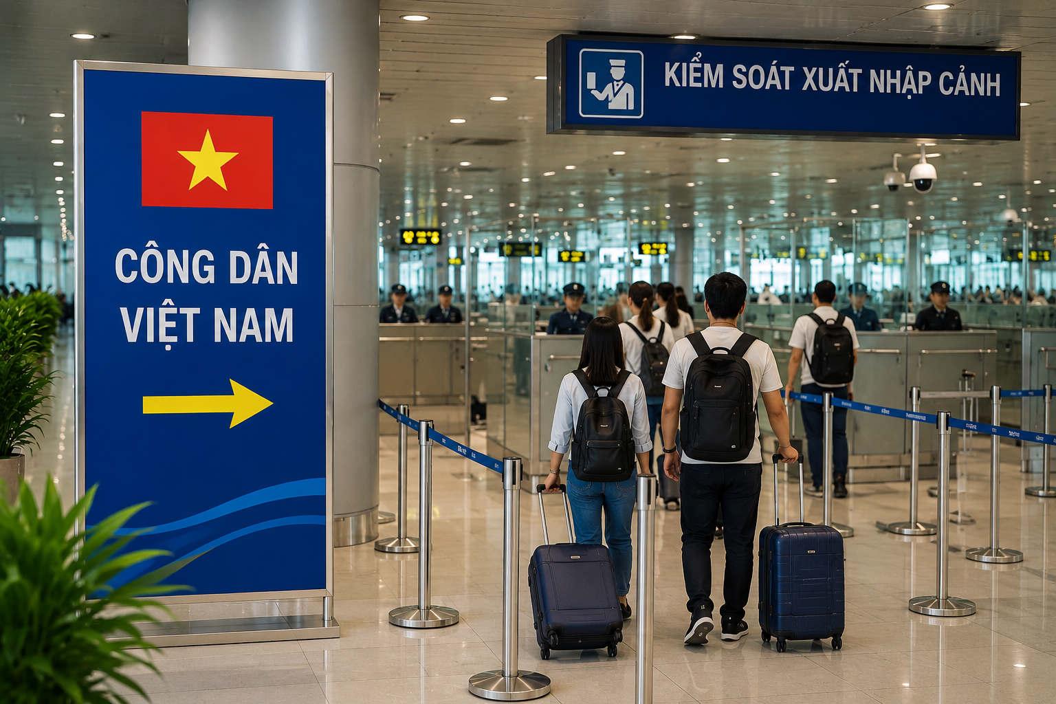 Cải Tiến Mới Tại Nội Bài: Làn Nhập Cảnh Riêng Dành Cho Người Việt