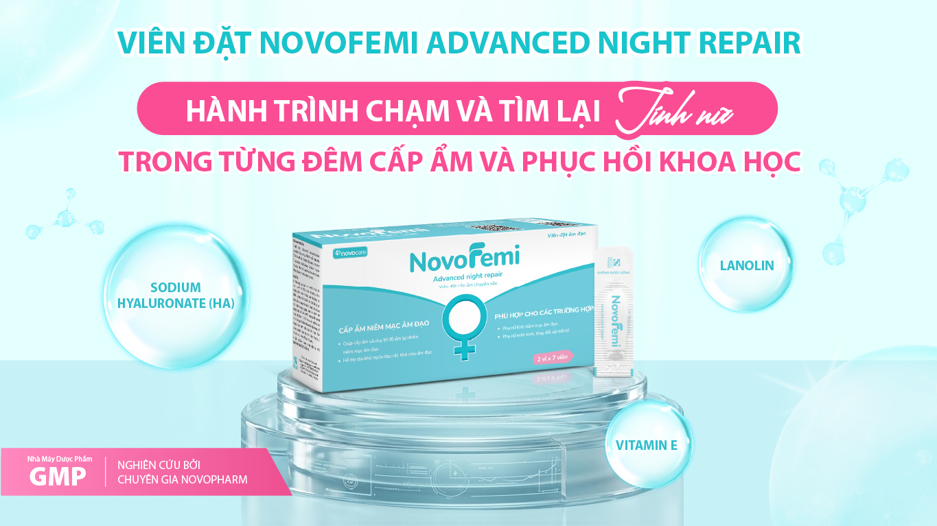 Khám Phá Giải Pháp Cho Vấn Đề Khô Âm Đạo Với Novofemi Advanced Night Repair - Ảnh 1.