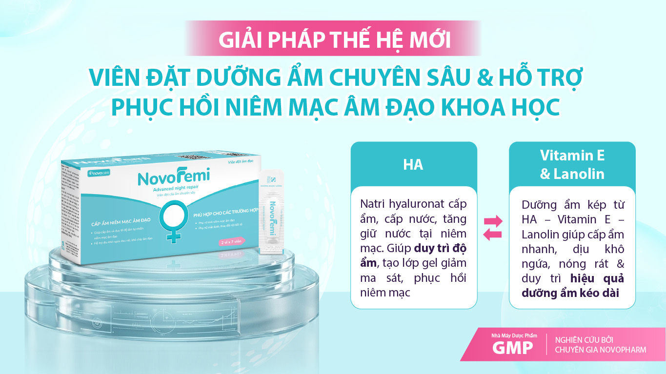 Khôi Phục Sức Sống Vùng Kín Sau Tuổi 35 Với Novofemi Advanced Night Repair