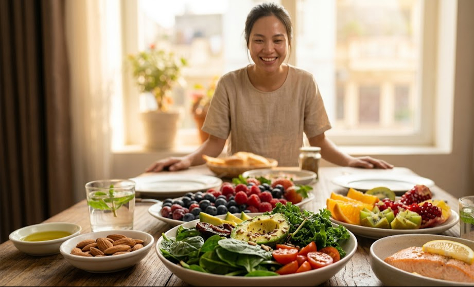 Ăn đúng cách để da không tuổi - Ảnh 1.