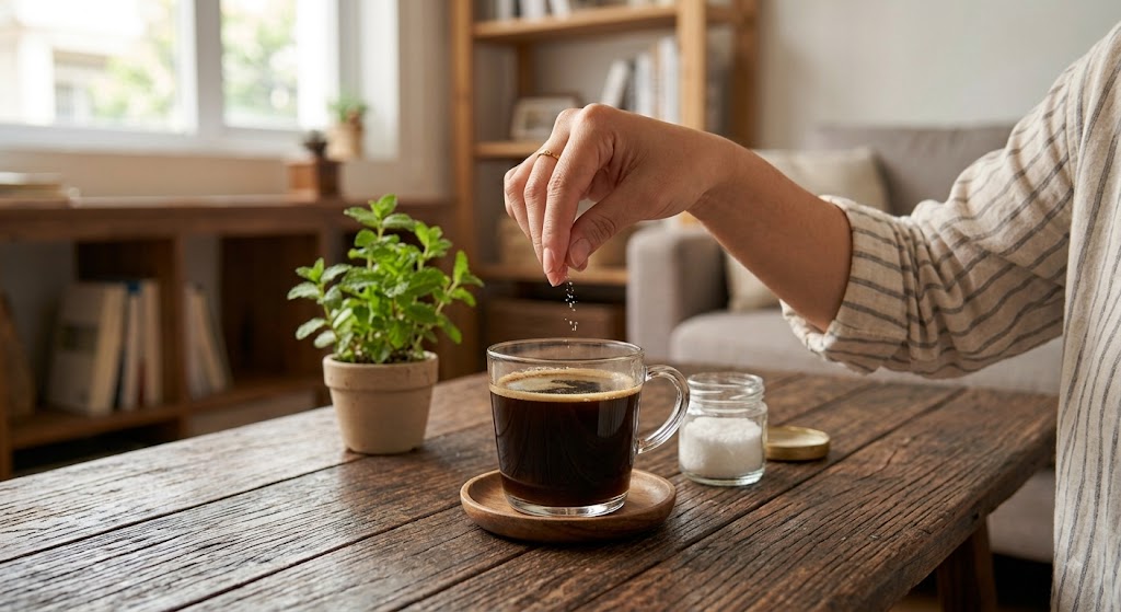 3 lợi ích khi thêm muối vào cà phê buổi sáng - Ảnh 1.