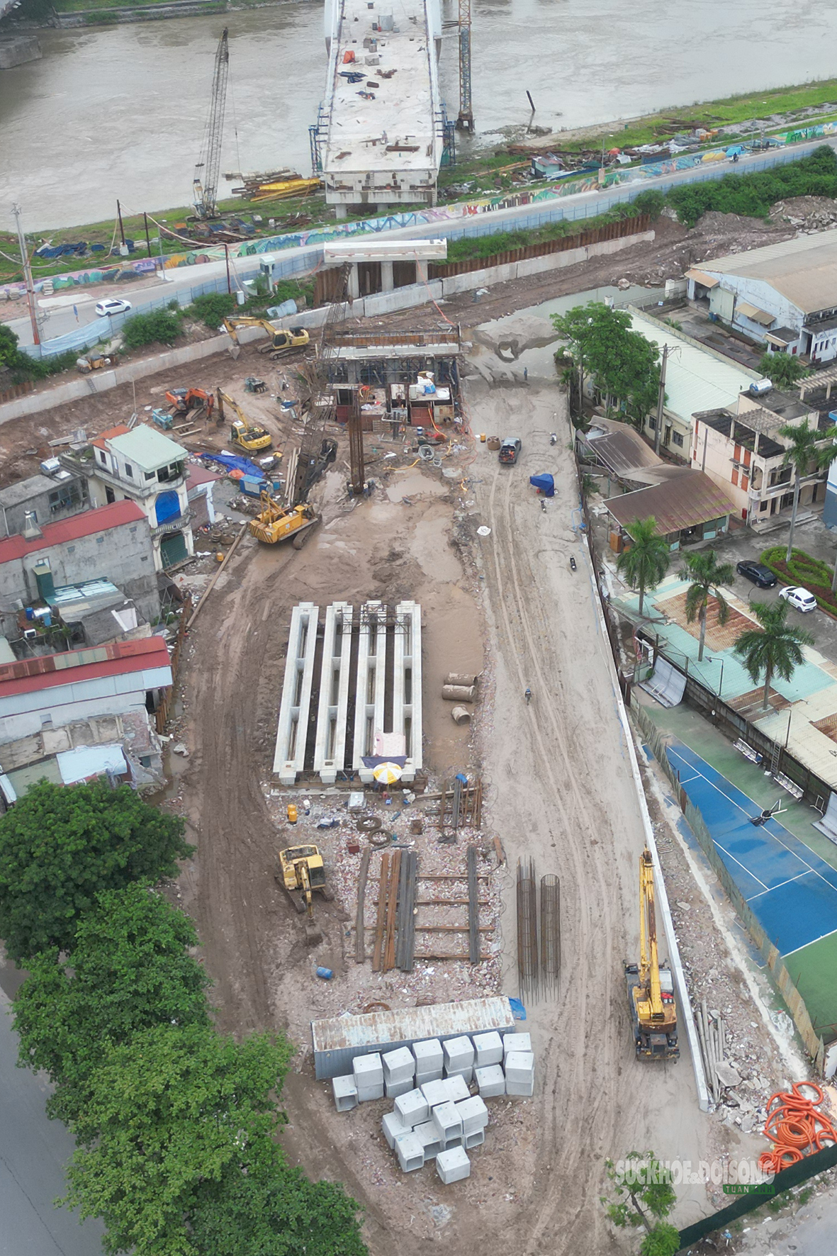 Cầu Đuống mới hoàn thành 2026: Kiến trúc độc đáo và giao thông hiện đại - Ảnh 6.