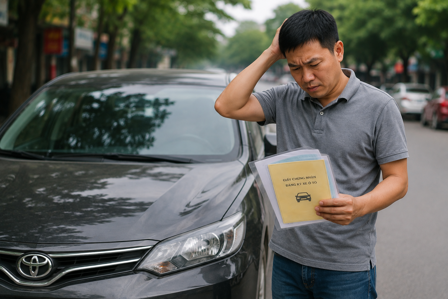 Hướng Dẫn Thủ Tục Sang Tên Xe Cũ Không Có Giấy Tờ Rõ Ràng