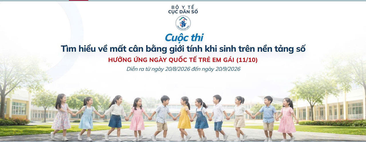 Cuộc Thi Trực Tuyến Nâng Cao Nhận Thức Về Mất Cân Bằng Giới Tính Khi Sinh