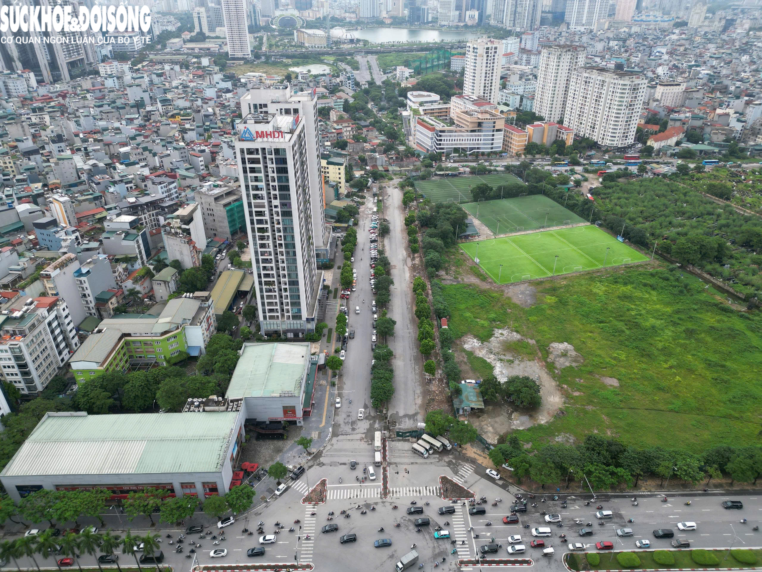 Hiện trạng đường nối ra Phạm Hùng hơn 9 năm vẫn dang dở- Ảnh 6.