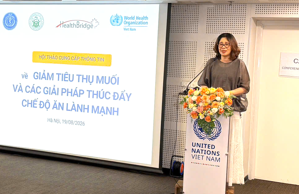 Giảm muối, thúc đẩy chế độ ăn lành mạnh để phòng bệnh từ sớm- Ảnh 1.