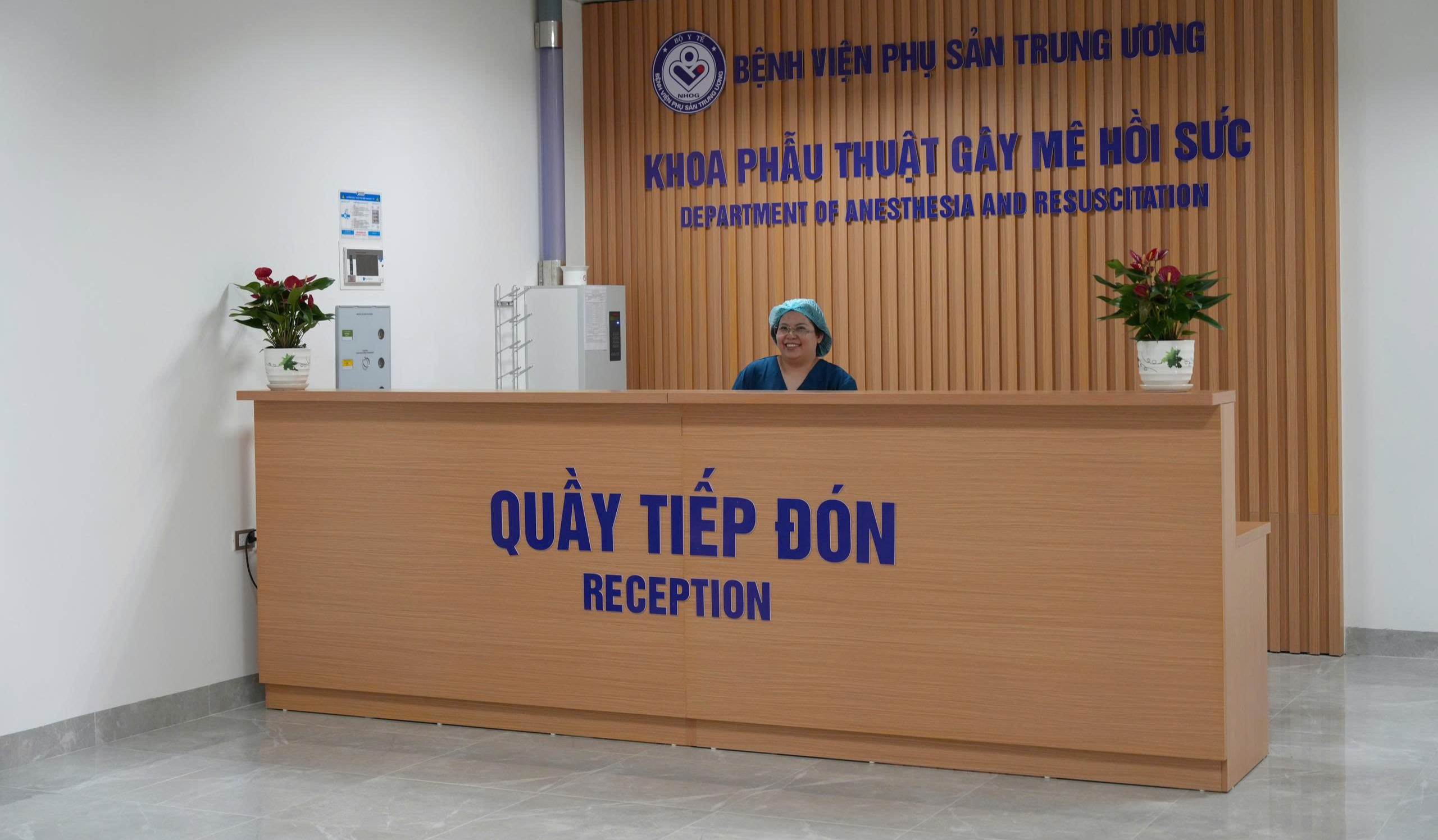 Khu vực quầy tiếp đón