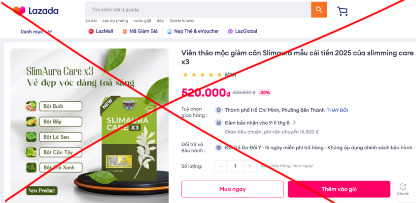 Bộ Y tế yêu cầu Hà Nội xác minh hoạt động kinh doanh sản phẩm Slimaura Care x3 - Ảnh 1.