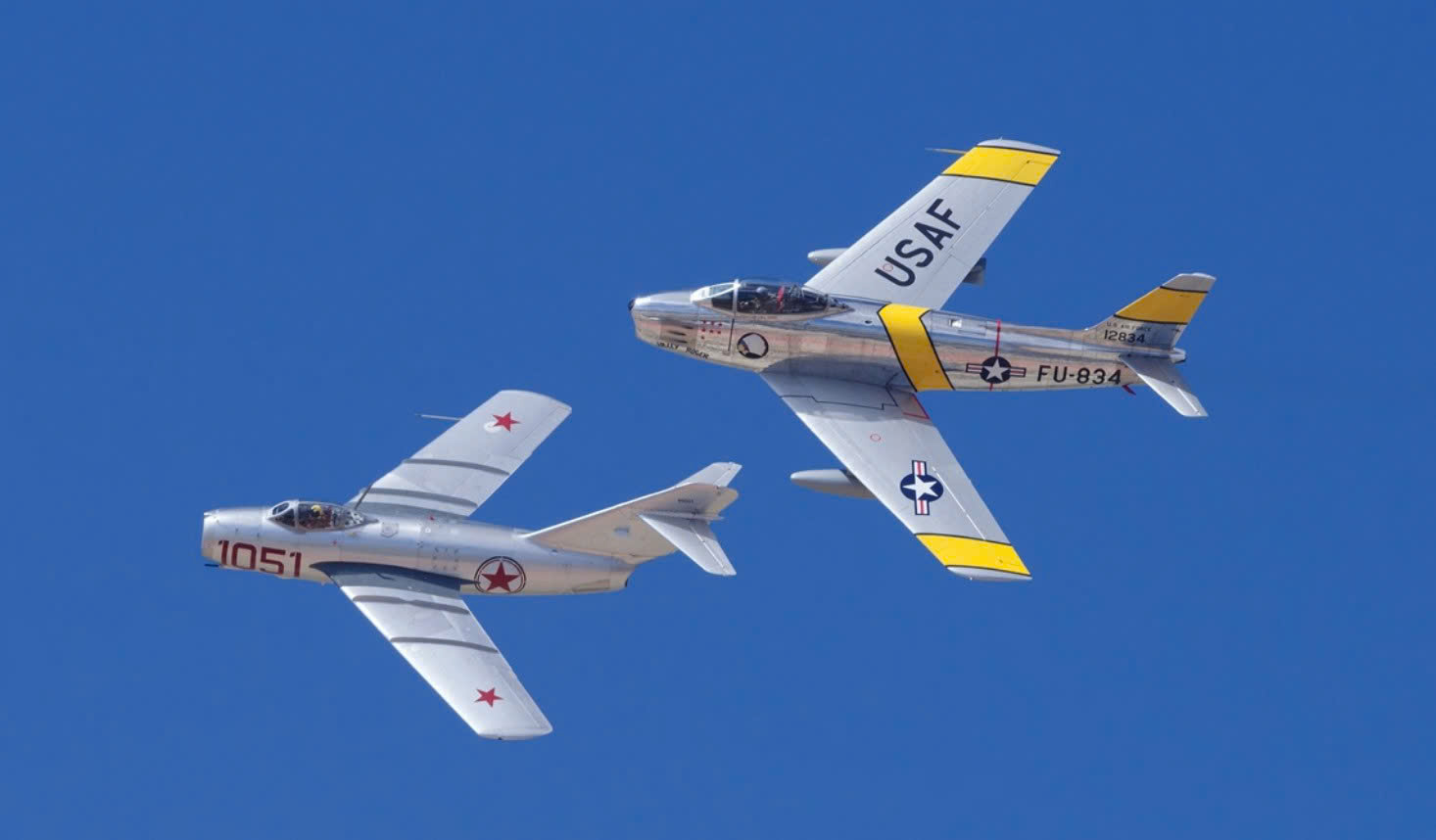 F-86 Mỹ và MiG-15 Liên Xô: Màn đối đầu làm nên huyền thoại không chiến- Ảnh 1.