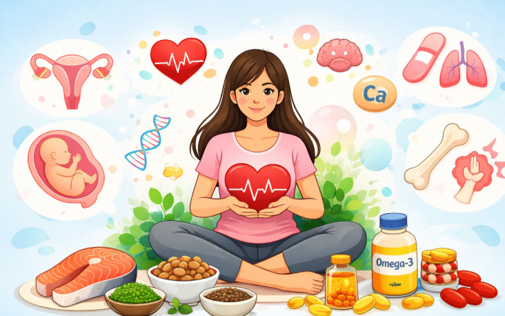 Lợi ích của omega-3 đối với sức khỏe phụ nữ