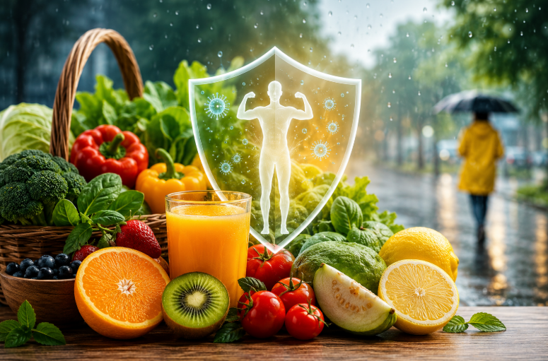 Sức Khỏe Cơ Thể Trong Mùa Mưa: Tại Sao Cần Bổ Sung Vitamin C?