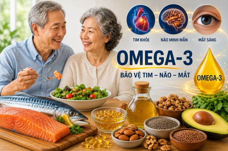 Bước qua tuổi 50, omega-3 quan trọng với tim và não như thế nào? - Ảnh 1.