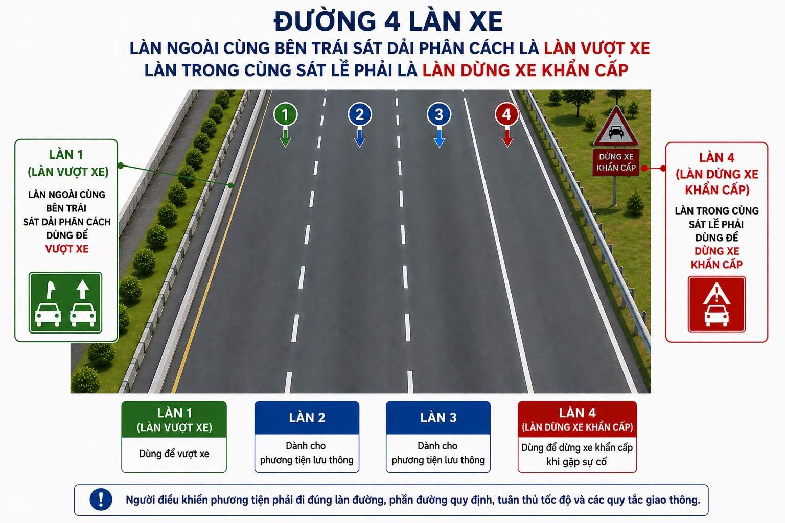 Cải Cách Giao Thông: Làn Đường Mới Cho Việc Vượt Xe Trên Cao Tốc