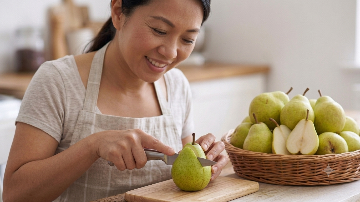 Lê và sức khỏe phổi: Ăn thế nào để bảo vệ hô hấp trong mùa giao
